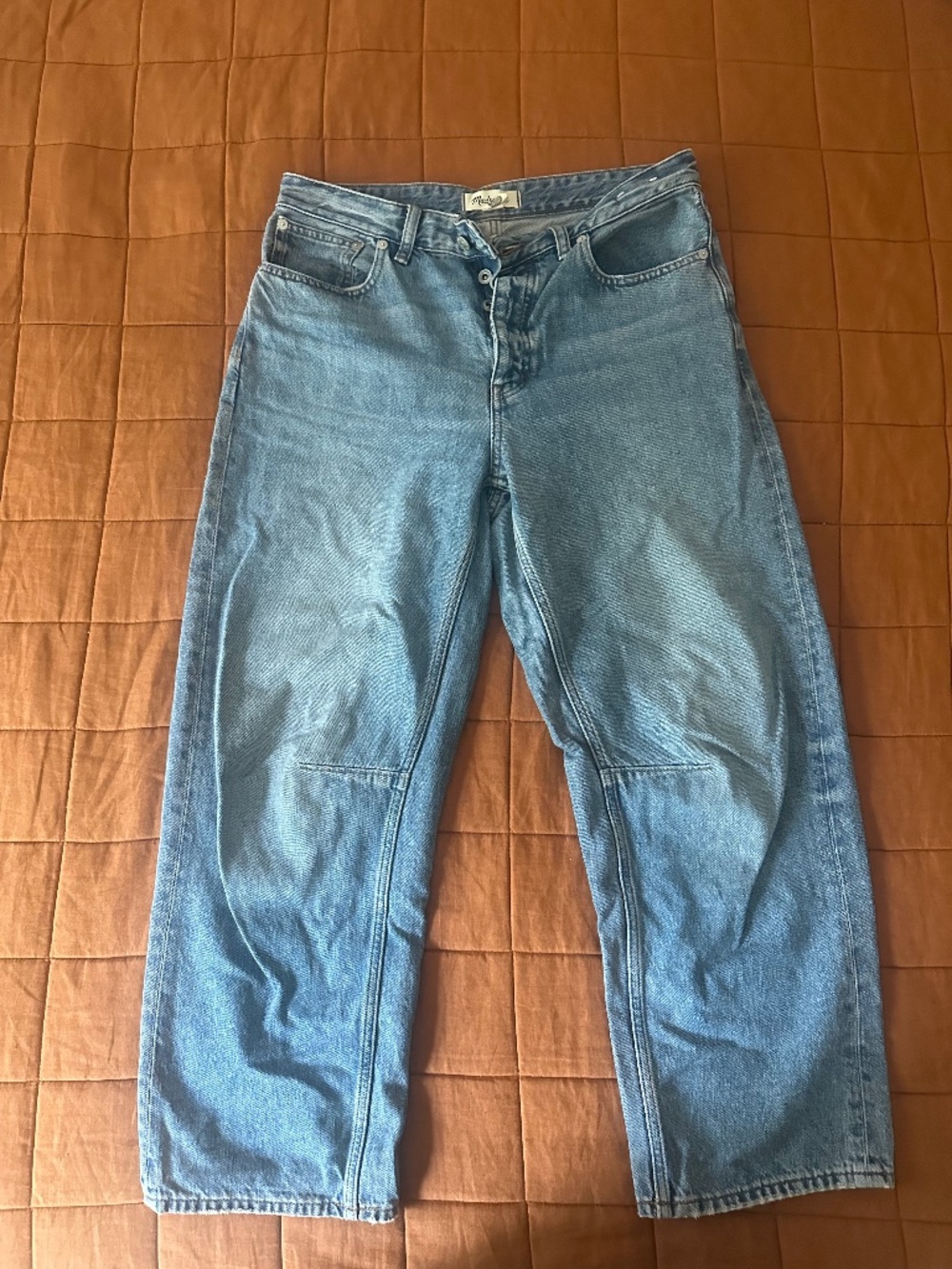 Madewell Darted Barrel Leg Jeans 27